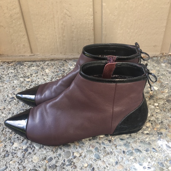 leather pixie boots
